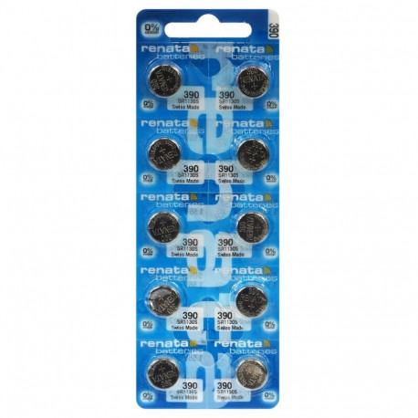 Renata 390 (SR1130SW) batteries 10 pcs.