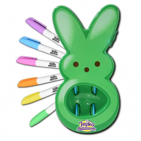 Loovkomplekt munade värvimiseks küülik, roheline