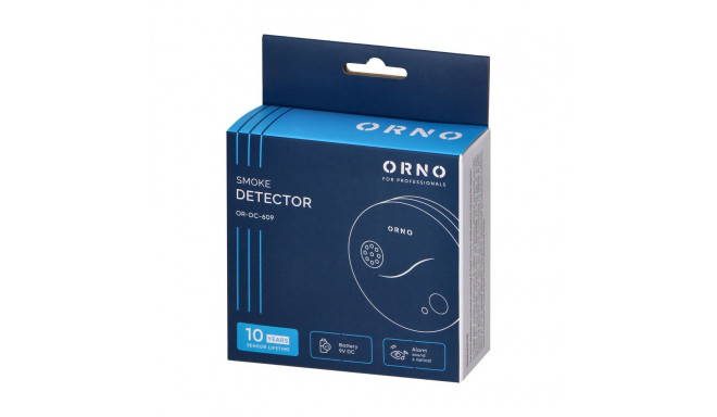 Bateryjny czujnik dymu, 9V DC