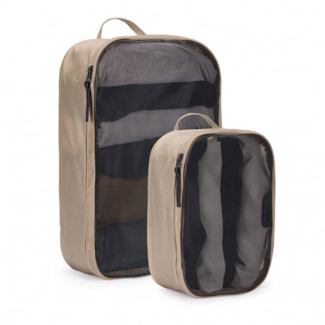 Thule Packing Cube Set, 1x Medium, 1x Small | Packing Cube | Gentle Beige
