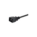 "Equip Stromkabel C20 ->C19 St/Bu schwarz 1.80m"