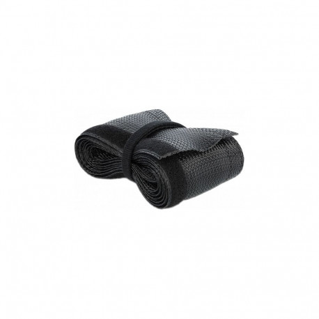 "Geflechtschlauch mit Klettverschluss 10 m x 32 mm schwarz"
