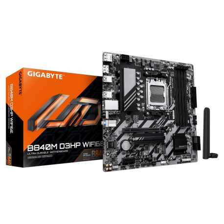 Gigabyte emaplaat B840M D3HP WiFi6E (B840,AM5,mATX,DDR5)