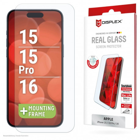DISPLEX kaitseklaas iPhone 16/15/15 Pro