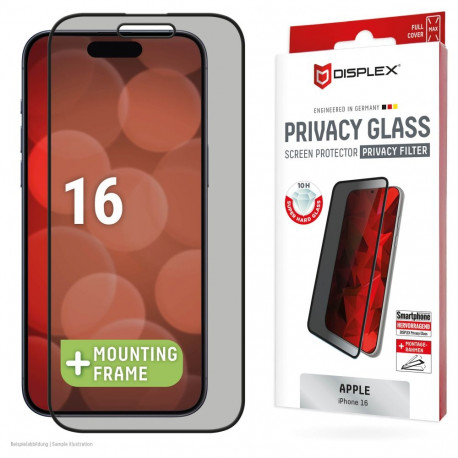 "DISPLEX Privacy Glass FC iPhone 16"
