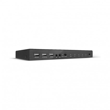 Lindy 4-pordiline KVM/audio/USB-lüliti