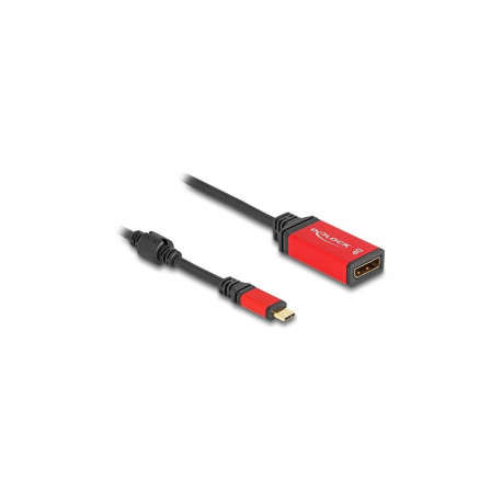 "USB Type-C™ zu DisplayPort Adapter (DP Alt Mode) 8K 30 Hz mit HDR Funktion rot"