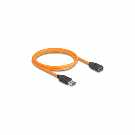 DELOCK USB 5 Gbps kaabel USB Typ-A isane - USB Typ-A emane tethered-pildistamiseks 1m oranž