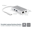 D StarTech USB-C multiport adapter