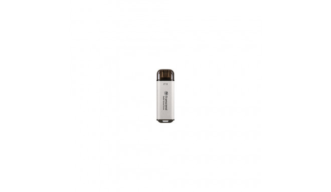 Transcend ESD300S 2TB hõbedane väline SSD USB 10Gbps Type C