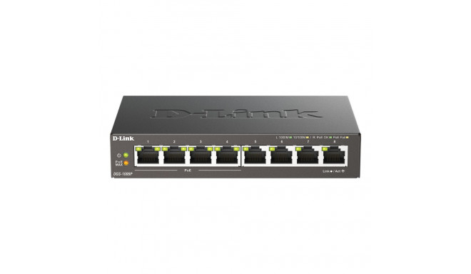 "8P D-Link DGS-1008P/E Metall PoE+"