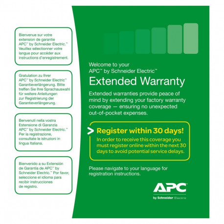 APC garantiipikendus WBEXTWAR3YR-SP-03 3 aastat