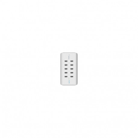 Belkin 10-pordiline USB laadimisjaam, 120W, 2,4A pordi kohta, valge