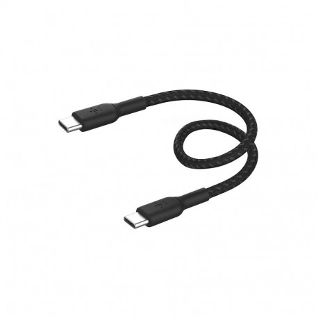 "Belkin geflochtenes USB-C / USB-C-Kabel 0,15m, schwarz"