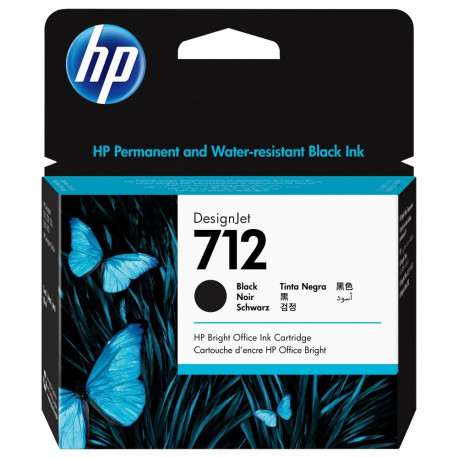 "HP 712 80-ml Black Designjet Ink Cartridge"