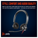 "HP Poly Blackwire 3320 Stereo USB-C Headset +USB-C/A Adapter (213934-01)"