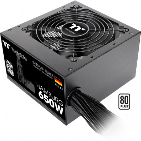 Thermaltake HAMBURG 650W ATX3.1 (black, 2x PCIe, 650 watts)