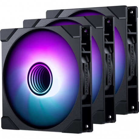 ventilaatorid M25G2-140 D-RGB kolmikpakend 140mm, must