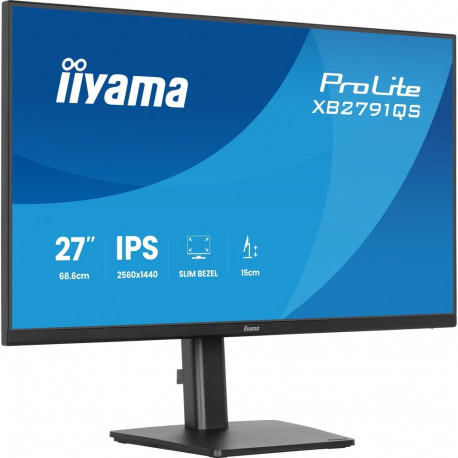 ProLite monitor XB2791QS-B1 68.5cm (27 Zoll) QHD IPS HDMI DP kõlarid kõrguse reguleerimisega, must (