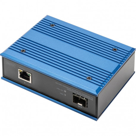meediakonverter 10/100/1000Base-TX PoE kuni 1000Base-FX