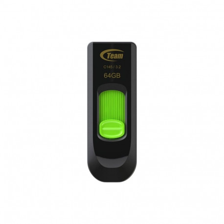 Team Group C145 64GB USB Flash Drive USB-A 3.2 Gen1 Black Green