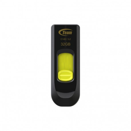 Team Group C145 32GB USB Flash Drive USB-A 3.2 Gen1 Black Yellow