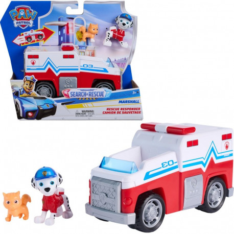 Paw Patrol päästeauto Marshalli komplekt 2 figuuriga
