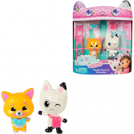 Gabby's Dollhouse: Der Film - Panda Pfötchen & Leopold Figuren-Set