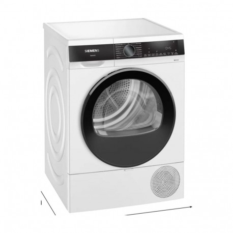 Siemens WQ33G2D41 iQ500 Heat Pump Tumble Dryer White Black