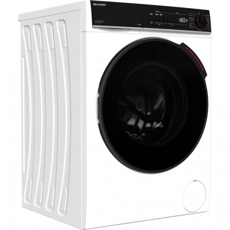 Sharp ES-WNFB814CWDA-DE Washing Machine WiFi Advanced Inverter Motor White Black