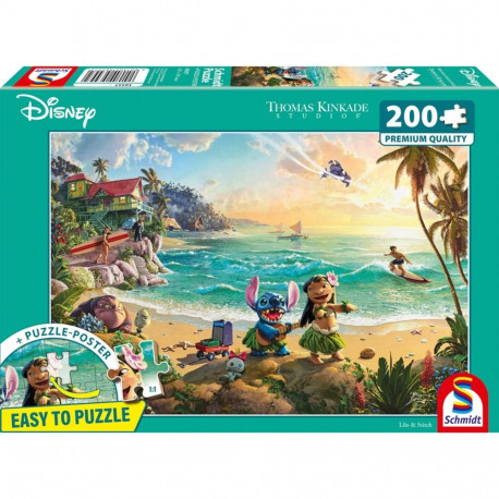 Thomas Kinkade Studios pusle Disney Lilo & Stitch 200-osaline