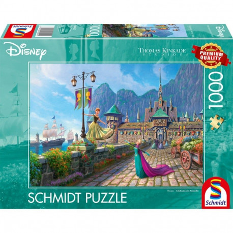 Thomas Kinkade Studios: Disney - Celebration in Arendelle (1000 Teile)