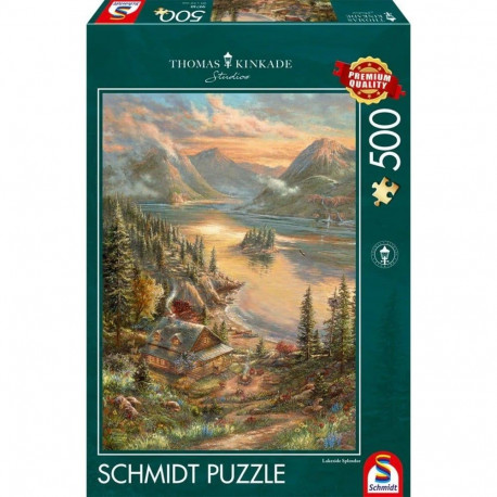 Thomas Kinkade Studios: Pracht am Seeufer (500 Teile)