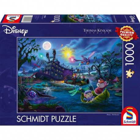 Thomas Kinkade Studios pusle Disney The Rescuers 1000-osaline