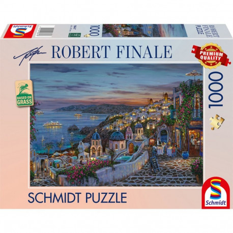 Schmidt Spiele Robert Finale: Santorini Sunset (1000 pieces)