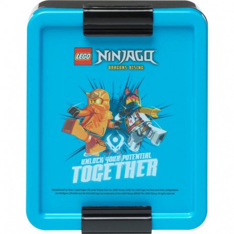 LEGO lõunakarp Ninjago, must/sinine