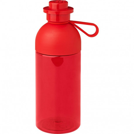 LEGO Trinkflasche 0,5 Liter (rot/transparent)