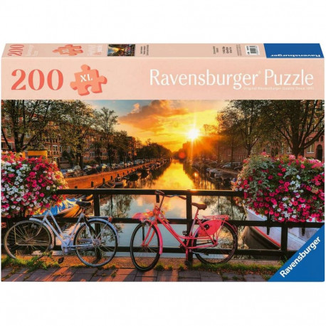 Ravensburger Feel Well & Puzzle - Bicycles in Amsterdam (200 pieces)