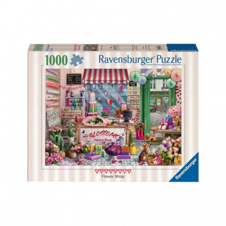 Puzzle Der kleine Blumenladen (1000 Teile)