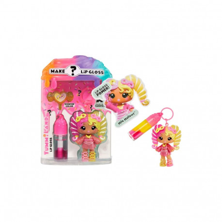 MGA Entertainment Yummiland Lip Gloss Doll: Mystery Color Change - Mila Mallows