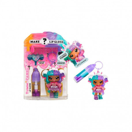 MGA Entertainment Yummiland Lip Gloss Doll: Mystery Color Change - Carly Cakepop