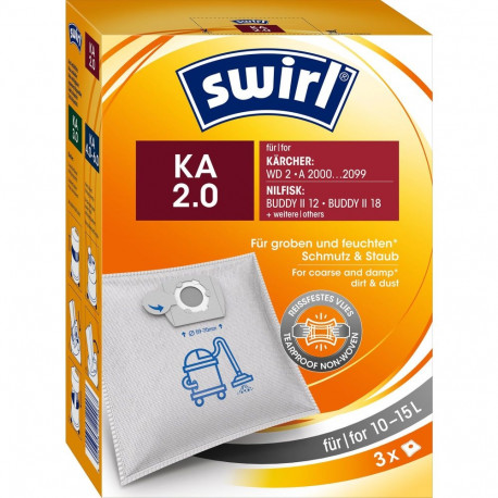 Staubsaugerbeutel KA 2.0  Kärcher/ Nilfisk (10-15 Liter)