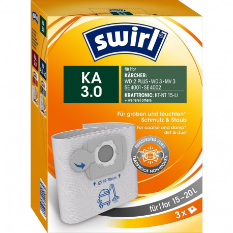 Kärcher/Shop-Vac tolmukotid KA 3.0 15-20L