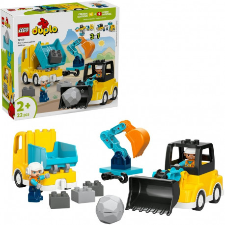 LEGO 10475 DUPLO Town construction vehicles - 3-in-1 set
