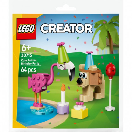 30715 Creator Niedliche Tiere Feiern Geburtstag (Polybag)