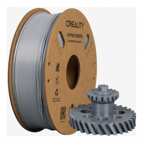Hyper ABS Filament, 3D-Filament (grau, 1 kg, 1,75 mm, auf Rolle)
