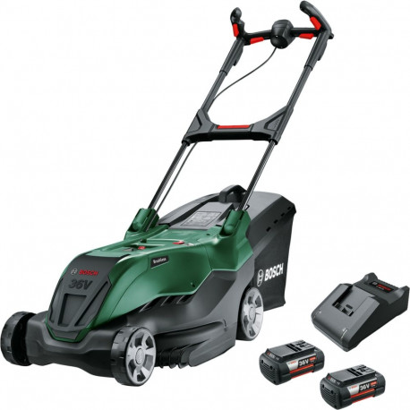 aku muruniiduk AdvancedRotak 36V-44-750 2x Li-Ionen Akku 4,0Ah POWER FOR ALL, roheline/must