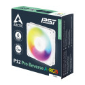Arctic P12 Pro Reverse A-RGB 120mm PWM Case Fan Reverse Airflow White ARGB