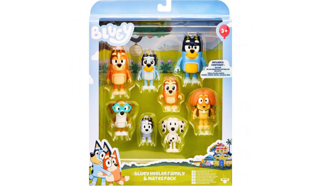 Bluey - 8-Figuren Mega-Pack