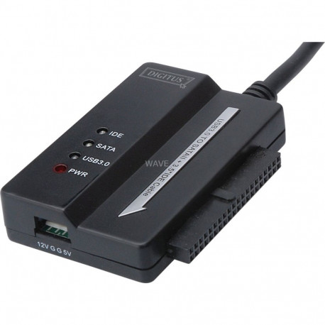 adapter DA-70325 USB 3.2 Gen 1 > IDE- ja SATA-kaabel, must